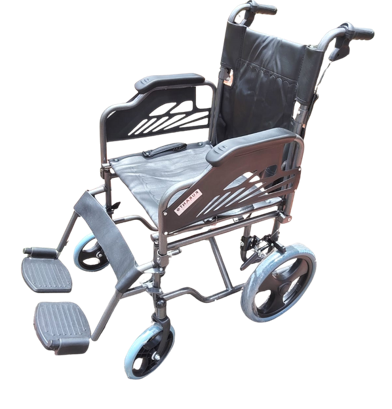 Silla de Ruedas Transporte Acero