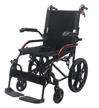 Silla de Ruedas Transporte Ejecutiva Aluminio